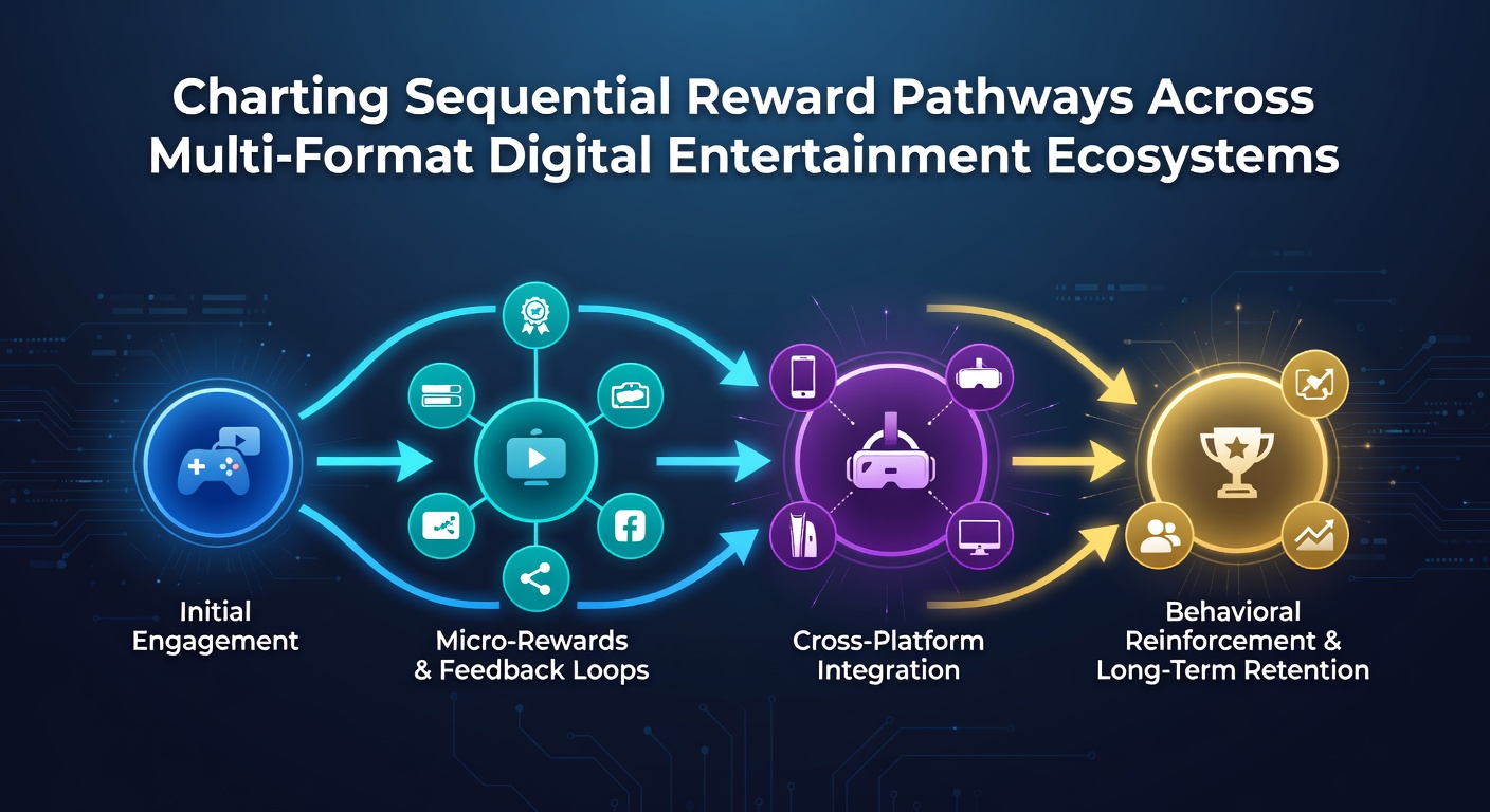 Digital entertainment ecosystem diagram showing interconnected reward pathways across mobile apps, consoles, and streaming platforms