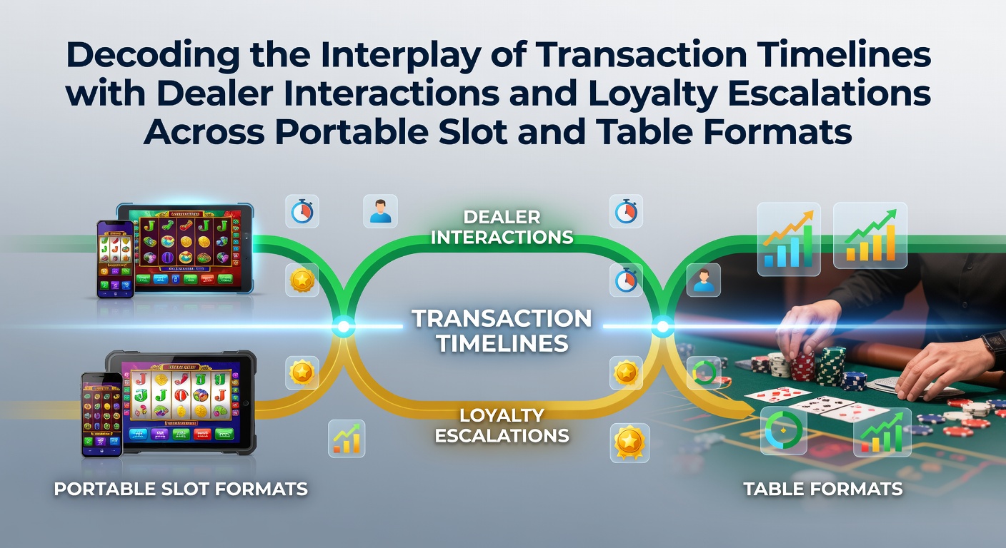 Illustration of transaction timelines intersecting with mobile slot gameplay and dealer interactions