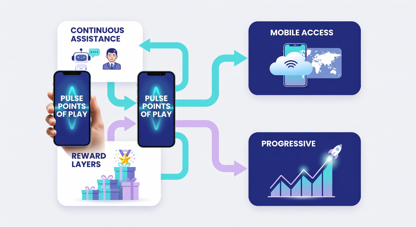 Diagram showing interconnected reward and live interaction systems in digital betting