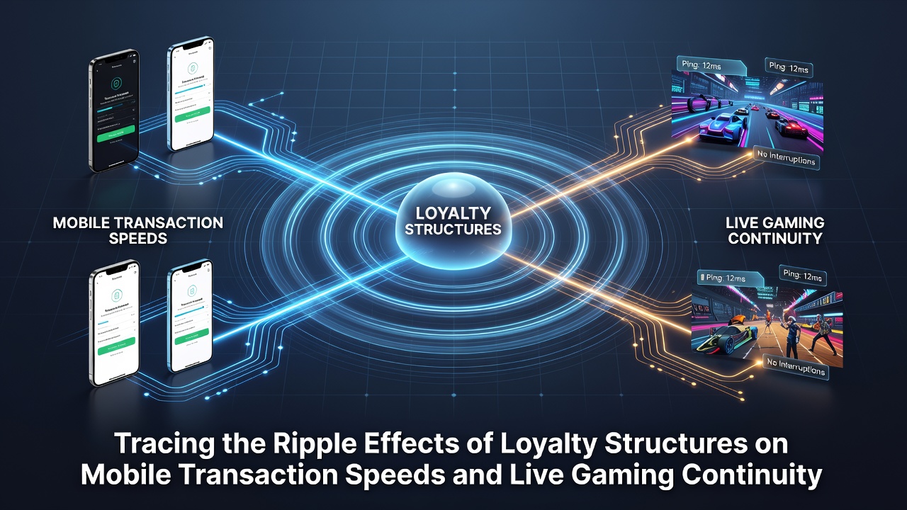 Mobile gaming interface showing loyalty tier indicators alongside transaction processing indicators