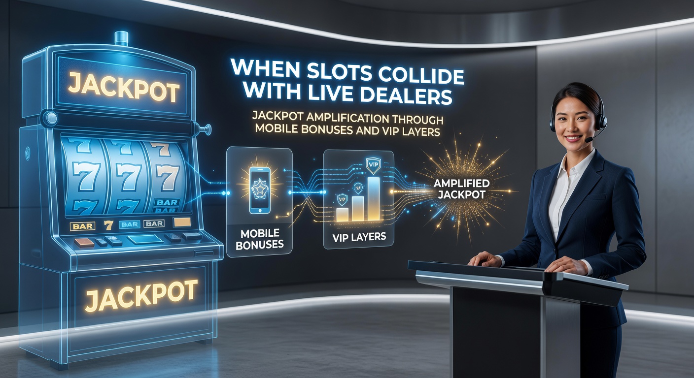 Close-up of a VIP mobile dashboard displaying layered bonuses, escalating jackpot tiers, and live dealer feeds integrated with slot progress bars
